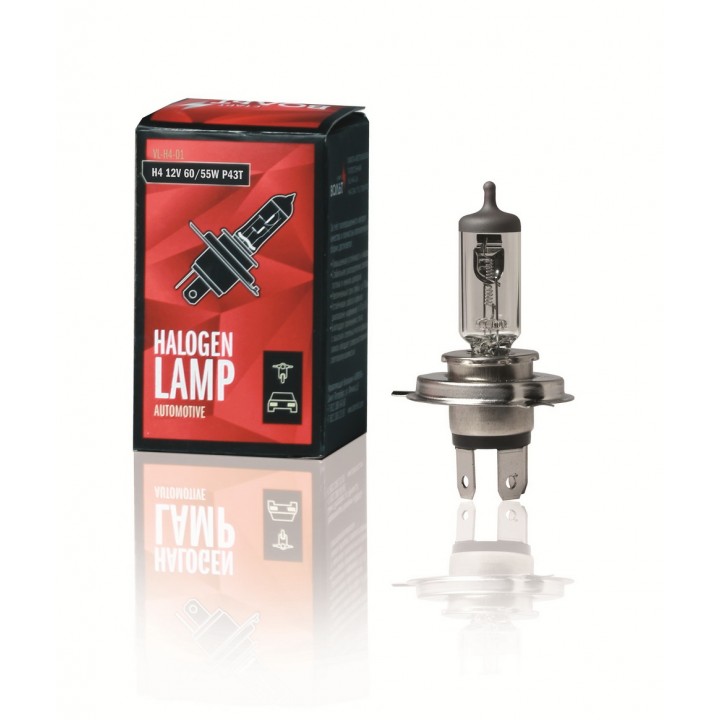 Лампа галогенная StartVOLT  H4 12V 60/55W P43T VL-H4-01