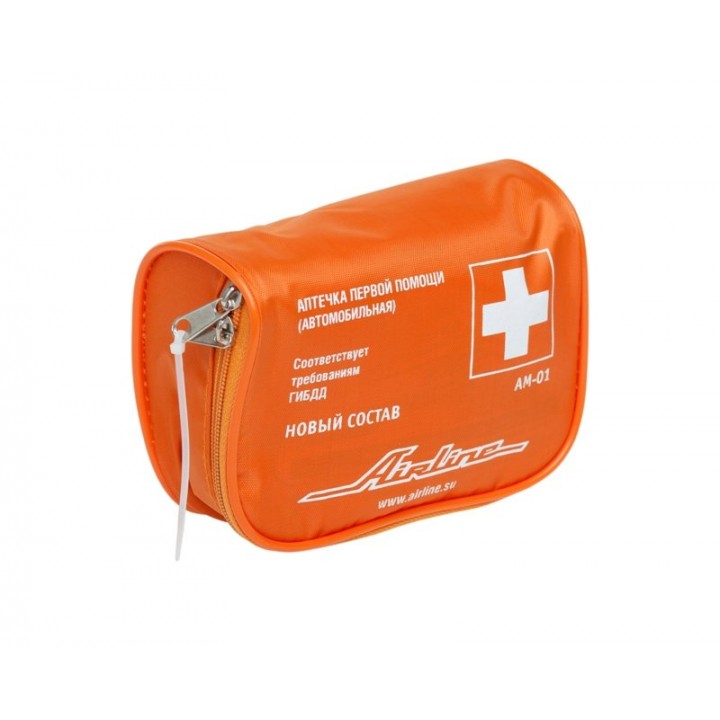 Аптечка автомобильная в текстильном футляре (AM-01) AIRLINE