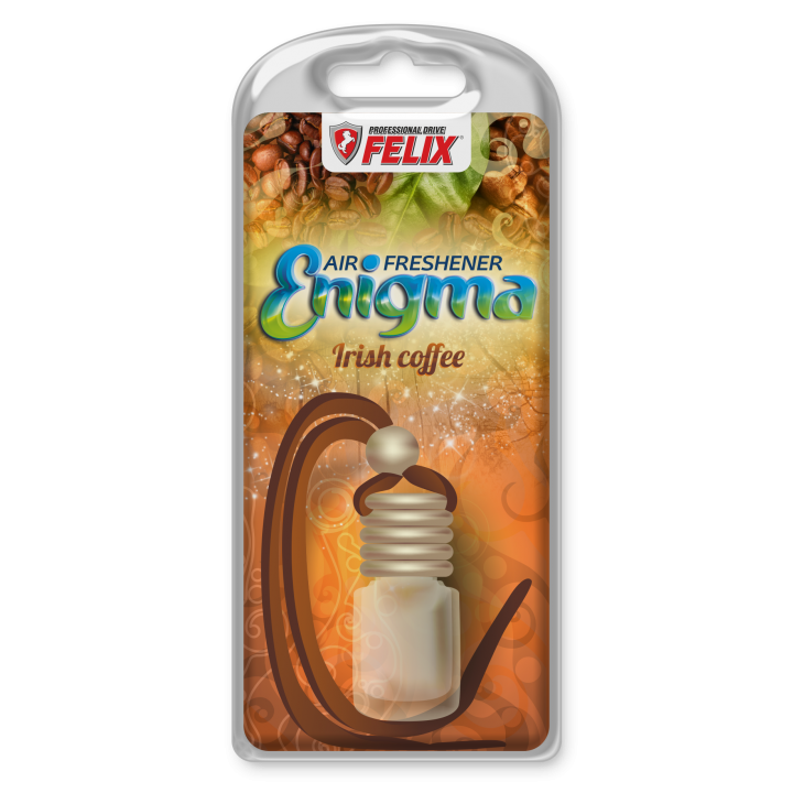 Ароматизатор подвесной с дерев. кр. FELIX Кофе 5мл.