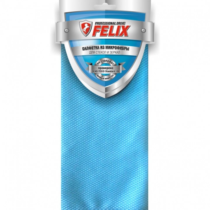 Салфетка из микрофибры Felix (синяя)