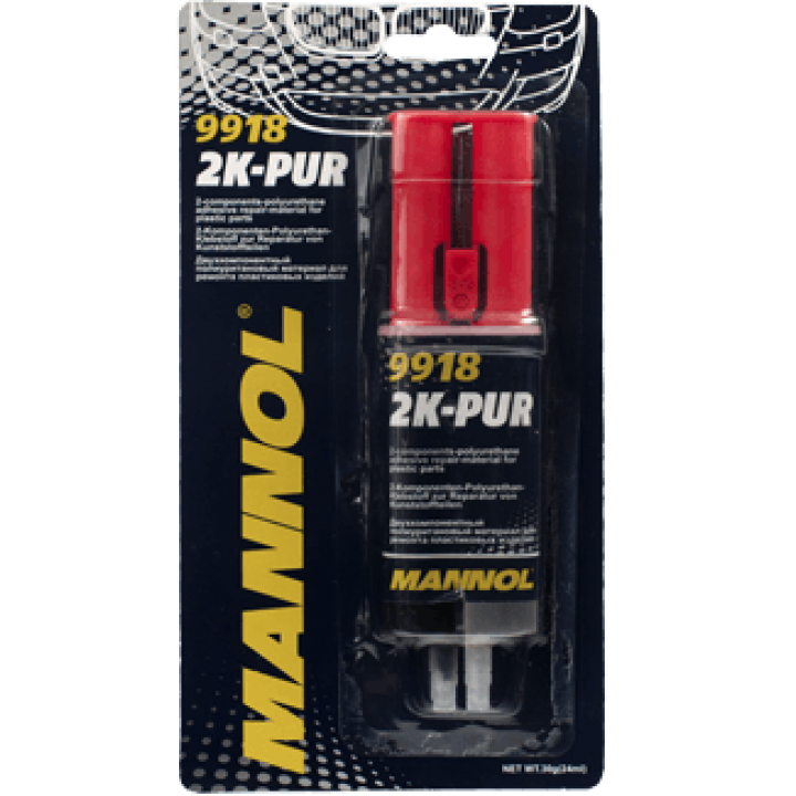 Клей для бамперов Mannol 9918 2K-PUR 24мл 