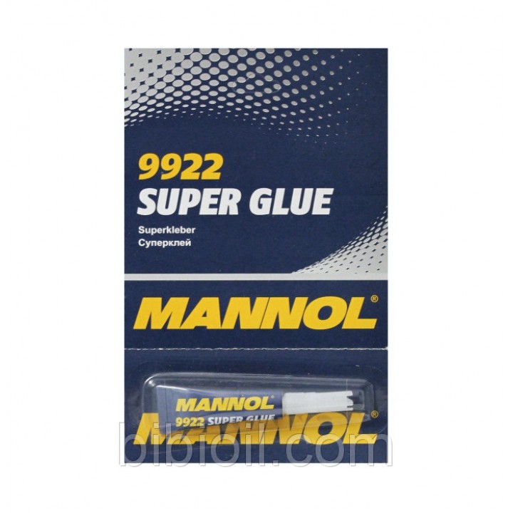 Клей секундный Mannol 9922 Super Glue 3мл
