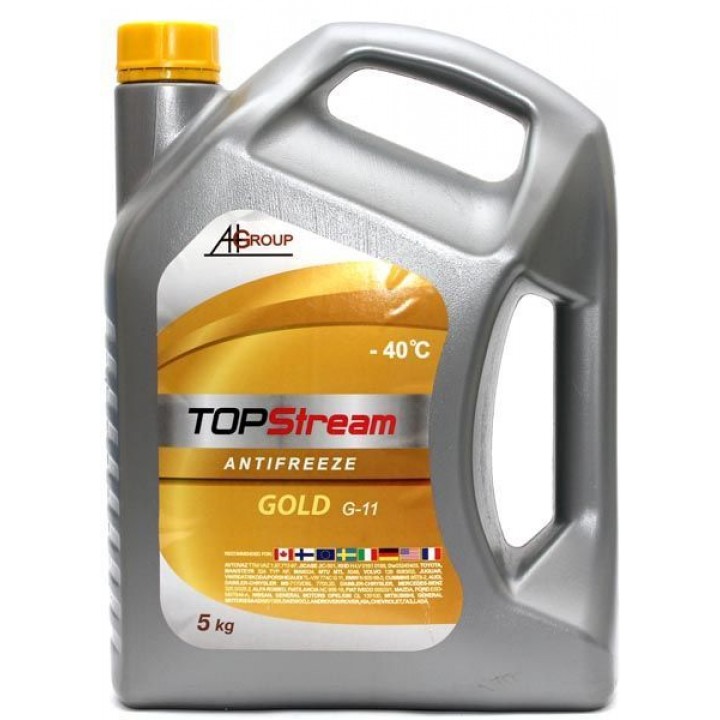 Антифриз TOP STREAM GOLD G-11 10кг (желтый) 