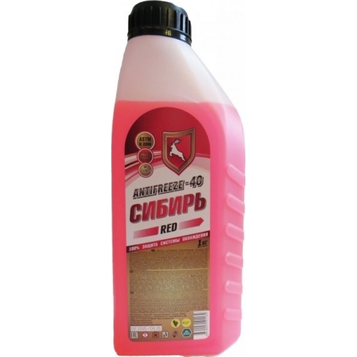 Антифриз Сибирь 1 кг красный