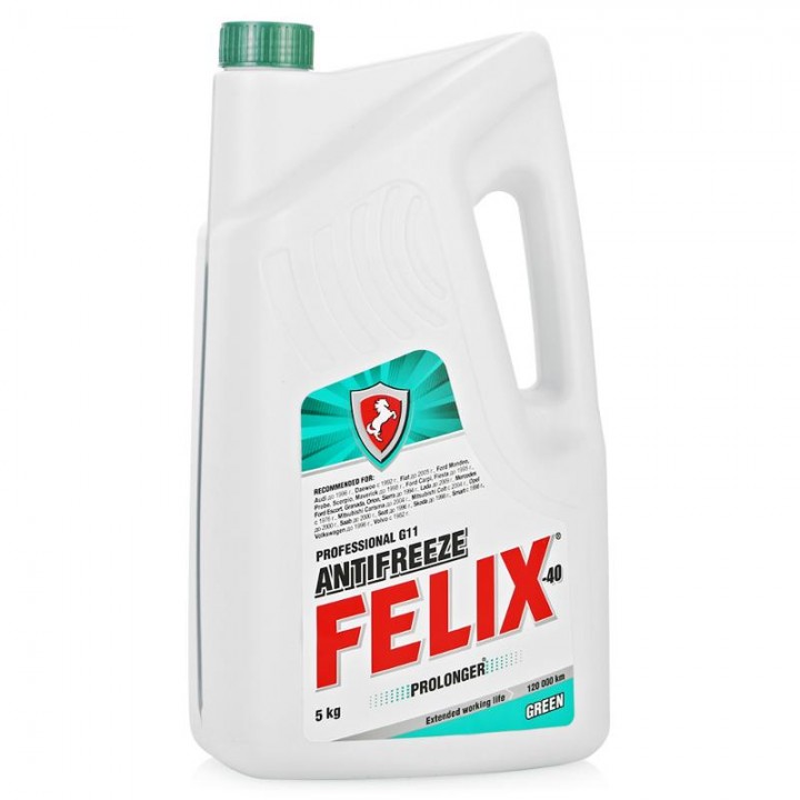 Антифриз (Белая Банка) Felix Prolonger зелёный 5л