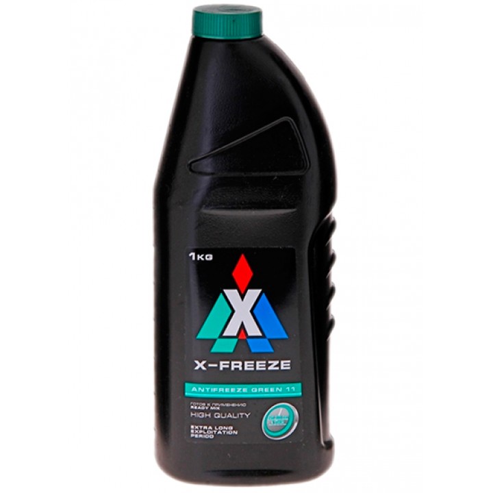 Антифриз (Черная банка) X-Freeze green 1л