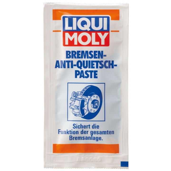Паста для тормозной системы LIQUI MOLY Bremsen-Anti-Quietsch-Paste" 10г красная  (7656)