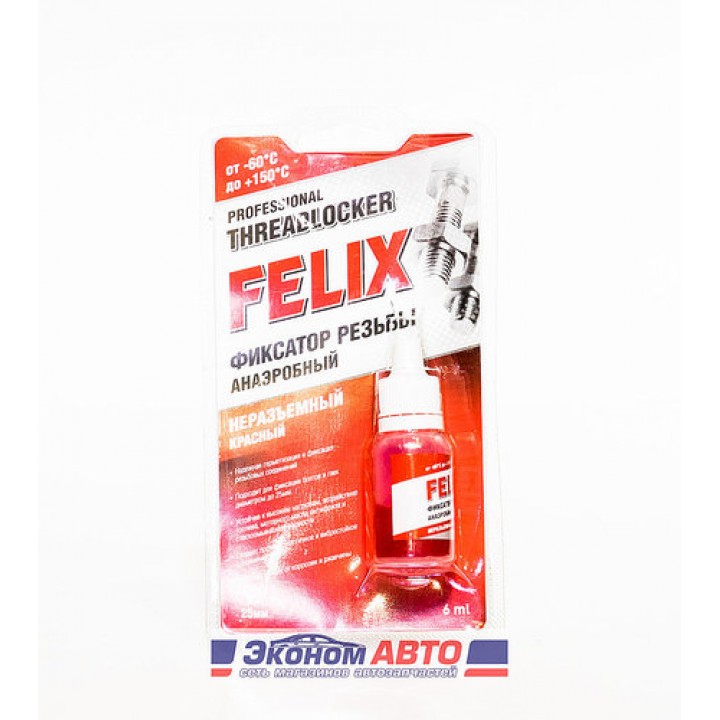 Фиксатор резьбы Felix (красный) 6мл
