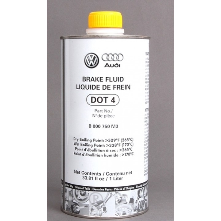 VAG B 000 750 M3 Жидкость тормозная dot 4, "BRAKE FLUID", 1л