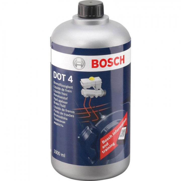 ЖИДКОСТЬ ТОРМОЗНАЯ BOSCH DOT 4, "BRAKE FLUID", 0,5л