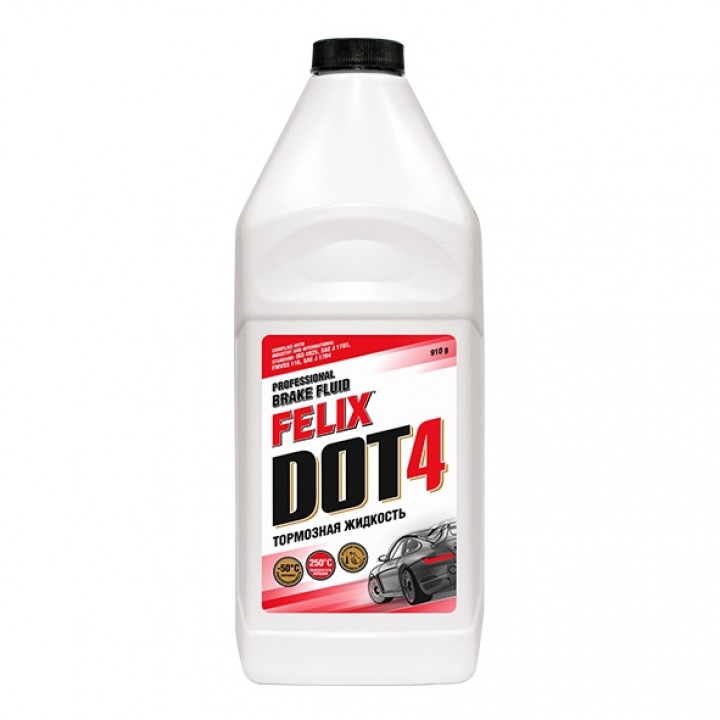 Жидкость тормозная Felix ДОТ4 910г