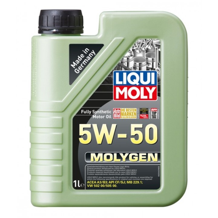 Моторное масло синтетическое Liqui Molygen 5W-50 - 1л (2542)