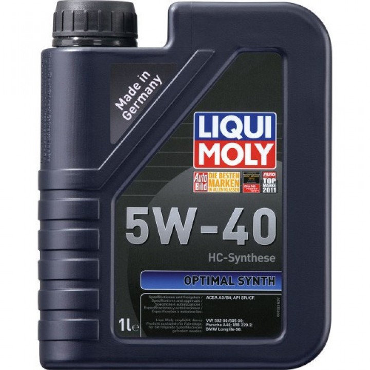 Синтетическое Масло LIQUI MOLY 3925 моторное Optimal 5W-40 1л