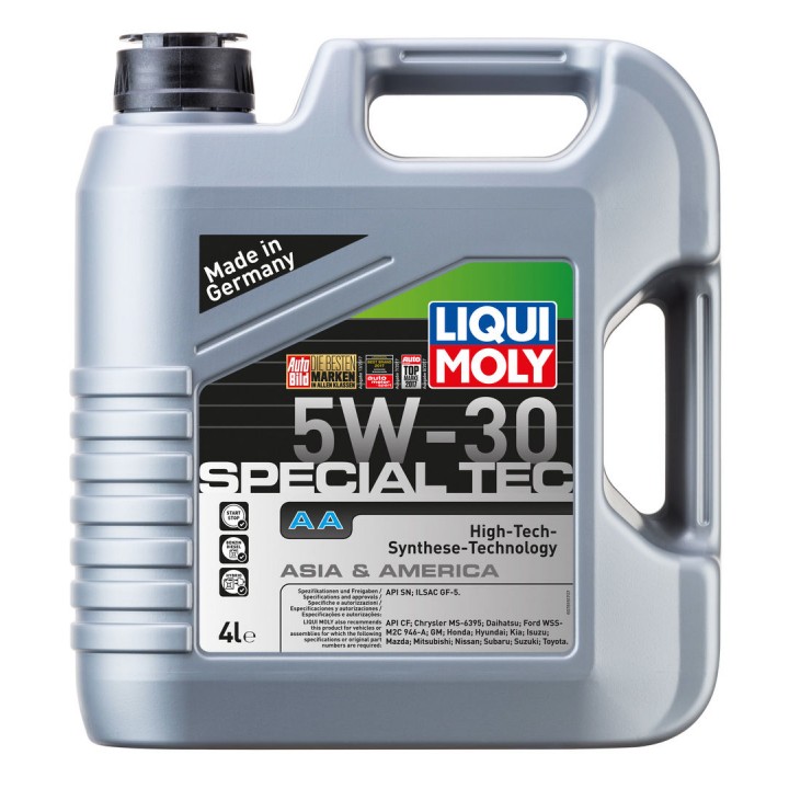 Моторное масло синтетическое Liqui Moly Special Tec АА 5W-30 5л (7516)
