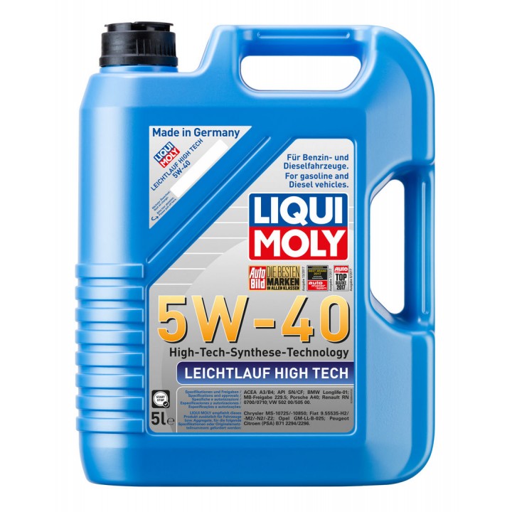Моторное масло синтетическое Liqui Moly Leichtlauf High Tech 5W-40 5л (8029)