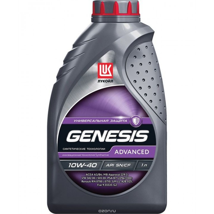 Моторное масло Лукойл Genesis Advanced 10W40 1л