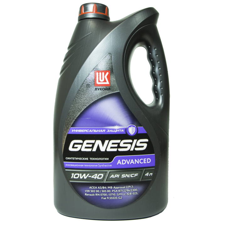 Моторное масло Лукойл Genesis Advanced 10W40 4л