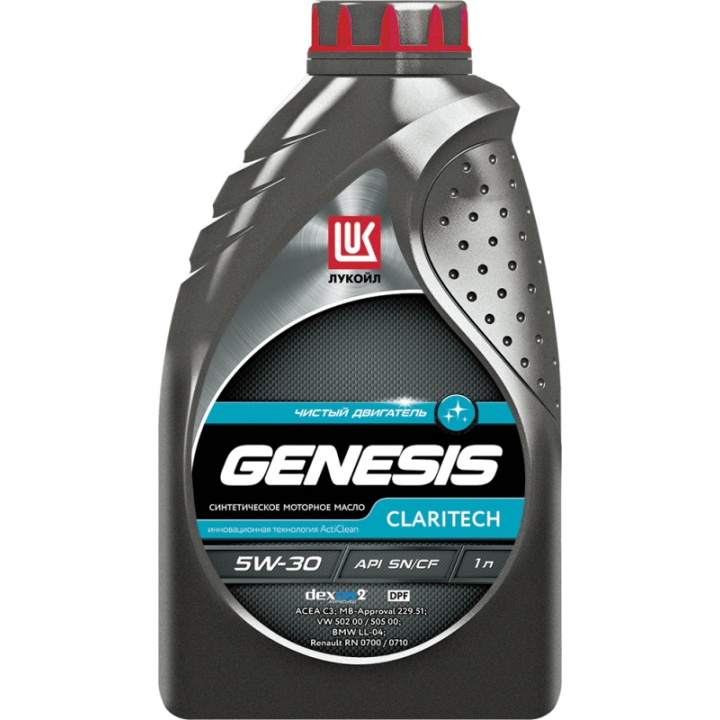 Моторное масло ЛУКОЙЛ GENESIS CLARITECH 5w30 1л