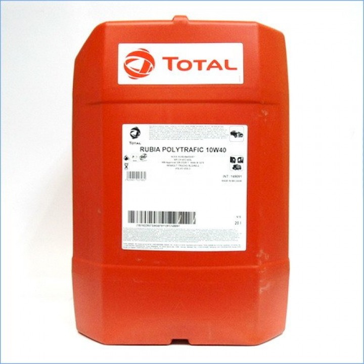 Моторное масло TOTAL RUBIA POLYTRAFIC 10W-40 (20L)
