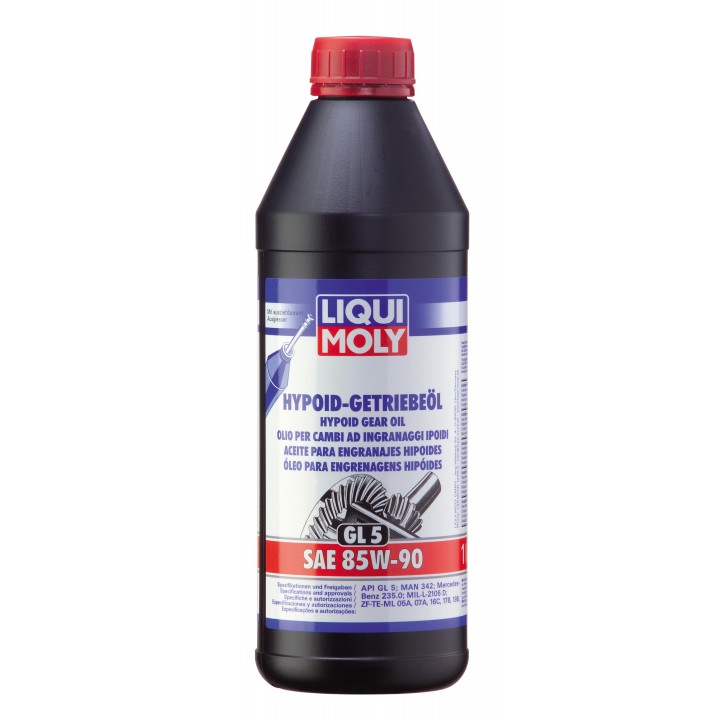Масло трансмиссионное минеральное LIQUI MOLY Hypoid-Getriebeoil GL5 85W-90 1л 