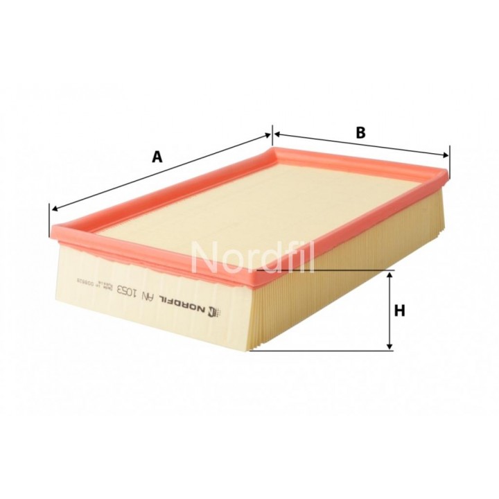 Фильтр воздушный Audi 80, 100, 200, VW Golf II, Passat