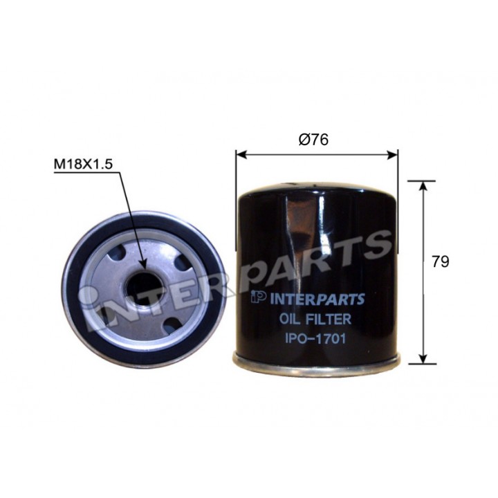 Фильтр масляный InterParts IPO-1701