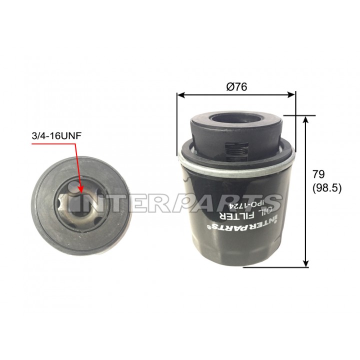 Фильтр масляный Skoda Fabia (5J2) 07-, Octavia (1Z3) 08-, VW Golf VI 08-, Polo V 09-, Passat VI, VII 07-