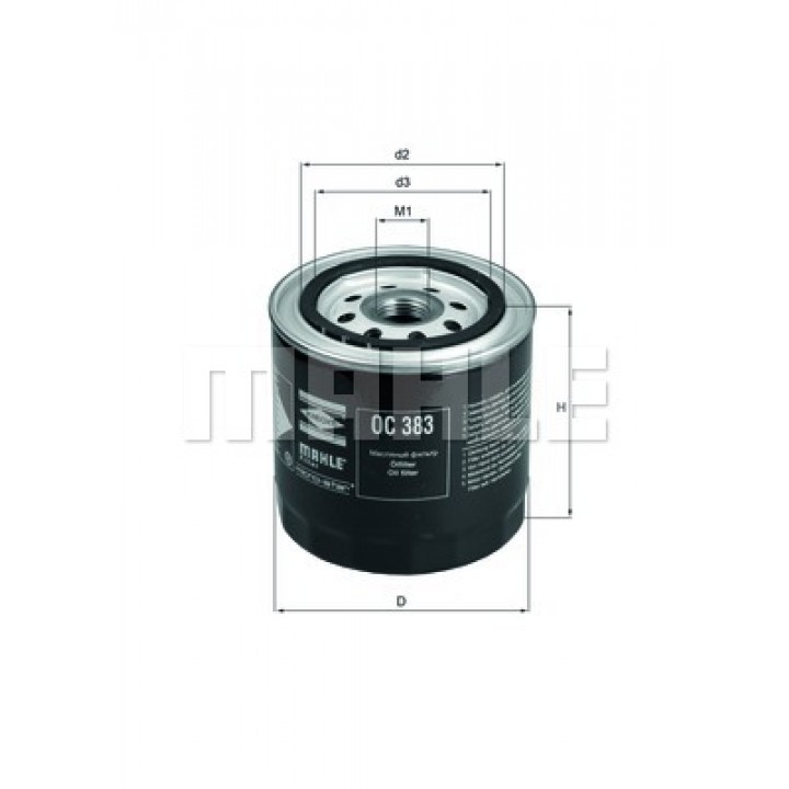 Фильтр масляный KNECHT  OC383 