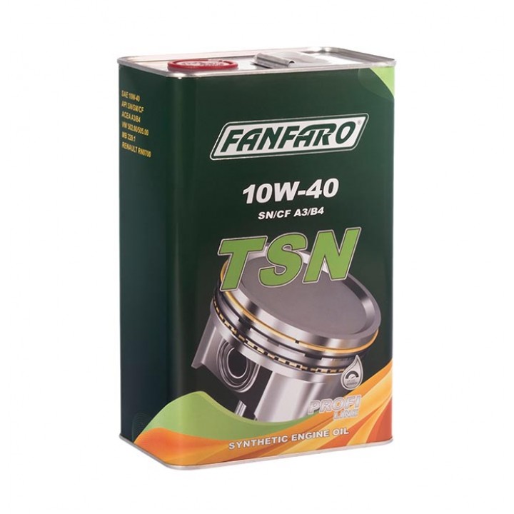 Масло моторное Fanfaro 6704 TSN METAL 10w40 SM/CF 4л 
